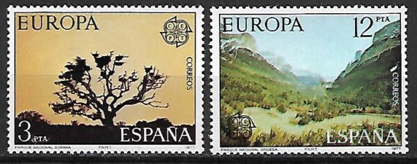 EUROPA CEPT HISZPANIA MI.2299-2300**