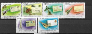 DZIEŃ ZNACZKA I RAKIETY KUBA MI.3279-3284**