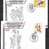 ZESTAW 10 SZT KOPERT Z KASOWNIKAMI OLIMPIJSKIMI ZSRR MOSKWA NR 2 1980 R - obrazek 3