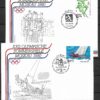 ZESTAW 10 SZT KOPERT Z KASOWNIKAMI OLIMPIJSKIMI ZSRR MOSKWA NR 3 1980 R - obrazek 3