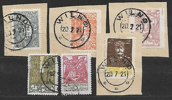 LITWA ŚRODKOWA FI.14-19B KASOWANY