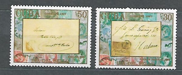 DZIEŃ ZNACZKA KUBA MI.3091-3092**