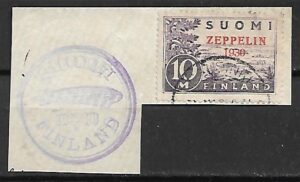 ZEPPELIN FINLANDIA MI.161 NA WYCINKU KASOWANY