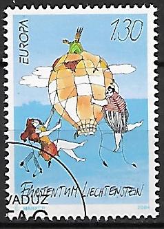 EUROPA LIECHTENSTEIN MI.1340 KASOWANY