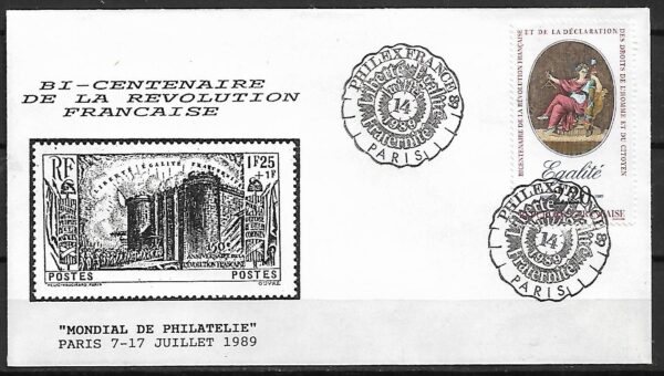 FDC FRANCUSKA REWOLUCJA FRANCJA MI.2715