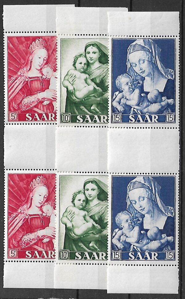 MALARSTWO NIEMCY SAARA MI.351-353ZS**
