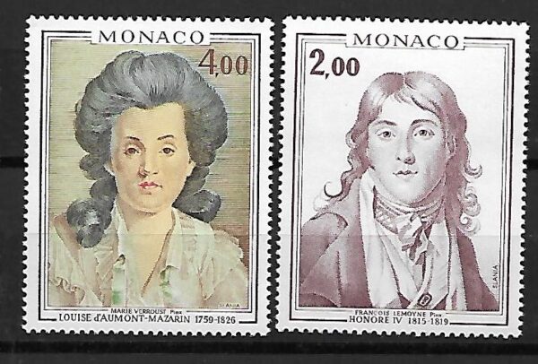 MALARSTWO MONAKO MI.1237-1238**