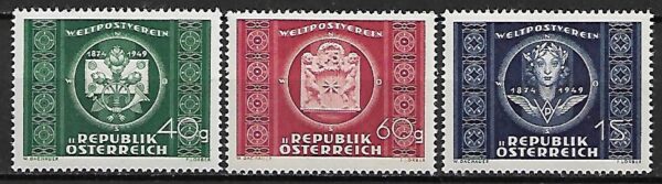 DZIEŃ ZNACZKA AUSTRIA MI.943-945**