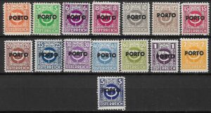 AUSTRIA PORTO MI.189-203**