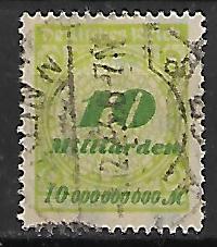 NIEMCY RZESZA MI.328 KASOWANY GWARANCJA