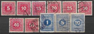 AUSTRIA PORTO MI.47-57 KASOWANY