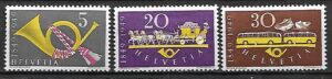 DZIEŃ ZNACZKA  SZWAJCARIA MI.519-521**