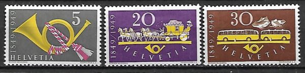DZIEŃ ZNACZKA  SZWAJCARIA MI.519-521**