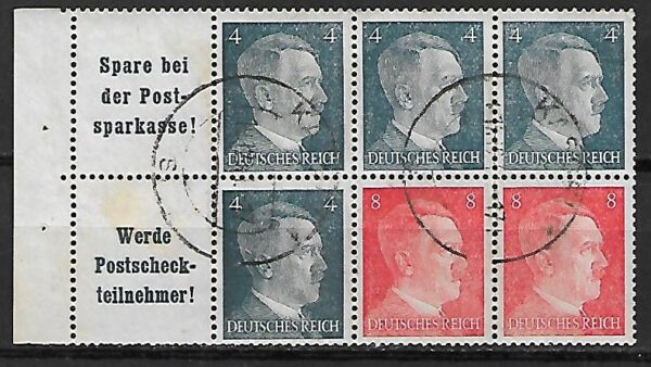 NIEMCY RZESZA MI.H-BLATT 119 KASOWANY