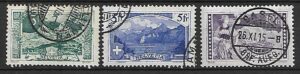 SZWAJCARIA MI.121-123 KASOWANY