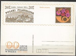 Cp.FI.826**90 LAT RUCHU FILATELISTYCZNEGO W POLSCE