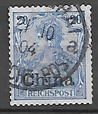 KOLONIE  NIEMIECKIE CHINY MI.18 KASOWANY