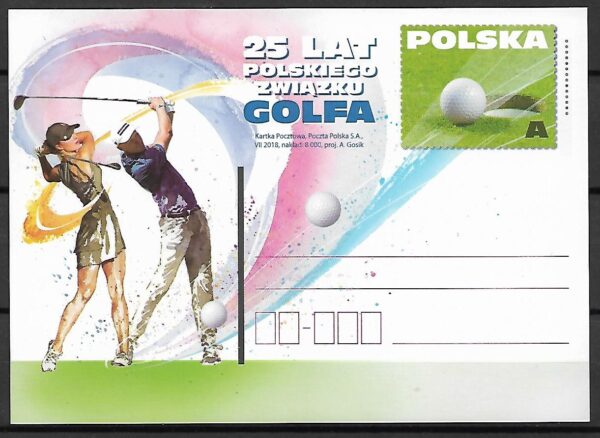 Cp.FI.1824**25 LAT POLSKIEGO ZWIĄZKU GOLFA