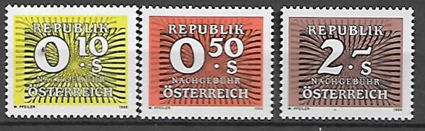 AUSTRIA PORTO MI.264-266**