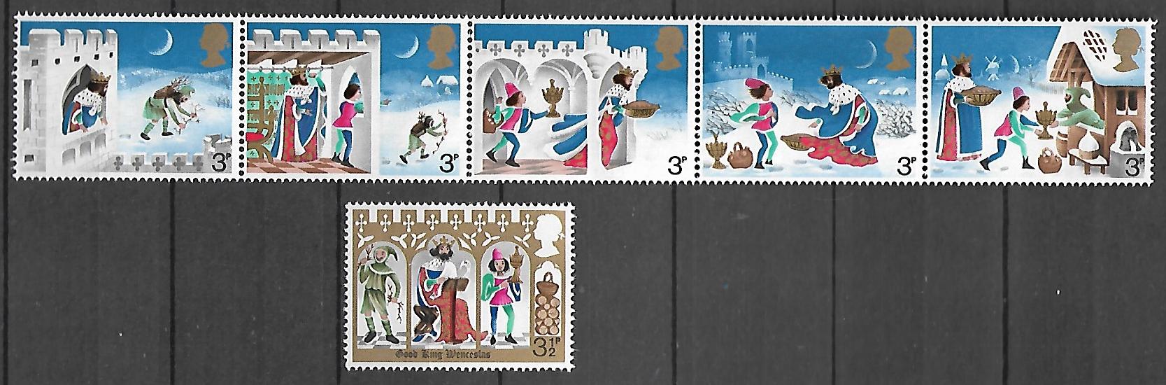 BOŻE NARODZENIE ANGLIA MI.639-644**