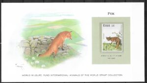 LIS IRLANDIA KOLEKCJA ZWIERZĄT ŚWIATA NA KARCIE