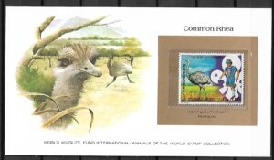 NANDU PARAGWAJ KOLEKCJA ZWIERZĄT ŚWIATA NA KARCIE