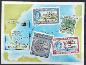 DZIEŃ ZNACZKA BAHAMY MI.BL.59**