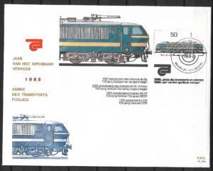 FDC LOKOMOTYWA BELGIA MI.55