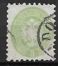 OKUPACJA AUSTRIA LOMBARDIA I WENECJA MI.20 KASOWANY