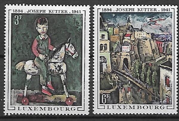 MALARSTWO LUXEMBURG MI.790-791**