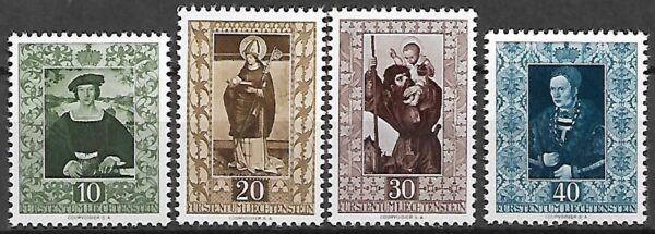 SŁAWNI LUDZIE LIECHTENSTEIN MI.311-314**