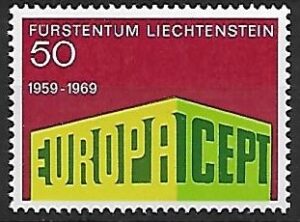 EUROPA CEPT LIECHTENSTEIN MI.507**