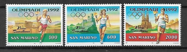 OLIMPIADA LETNIA SAN MARINO MI.1474-1476**