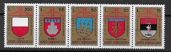 HERBY SAN MARINO MI.1070-1074**