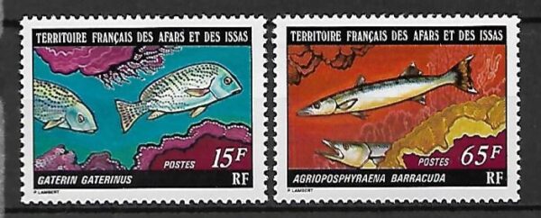 RYBY AFARS ET DES ISSAS MI.167-168**