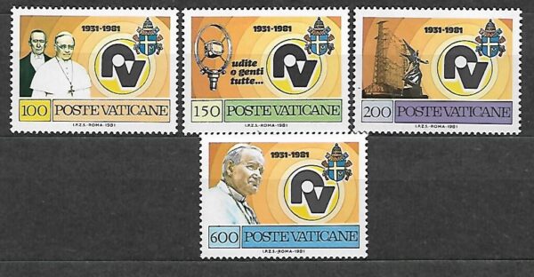 JAN PAWEŁ II WATYKAN MI.779-782**