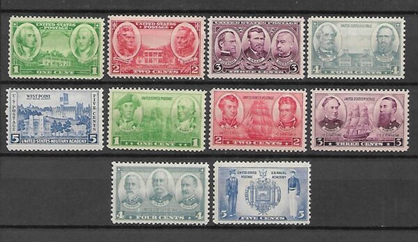SŁAWNI LUDZIE USA MI.390-399**