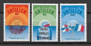 WYSTAWA FILATELISTYCZNA ANTYLLE HOLENDERSKIE MI.474-476**
