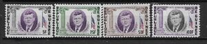 J.F.KENNEDY GWINEA MI.226-229A**
