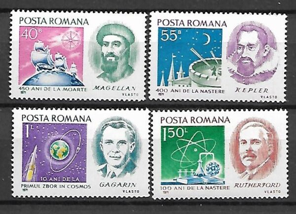 SŁAWNI LUDZIE RUMUNIA MI.3001-3004**