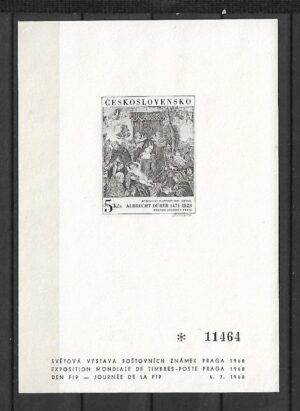 MALARSTWO CZECHOSŁOWACJA MI.ARK.1805**CZARNODRUK