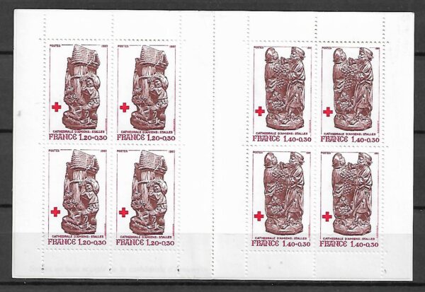 CZERWONY KRZYŻ FRANCJA MI.2231-2232**ZESZYCIK