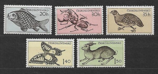 ZWIERZĘTA CZECHOSŁOWACJA MI.925-929**