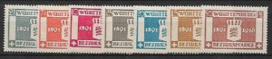 KSIĘSTWA NIEMIECKIE WITEMBERGIA MI.123-129*
