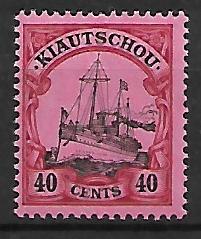 KOLONIE NIEMIECKIE KIAUTSCHOU MI.33*