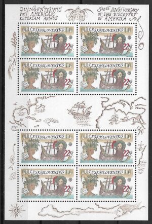 EUROPA CEPT CZECHOSŁOWACJA MI.ARK.3114**