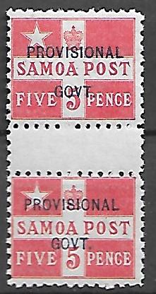 SAMOA MI.34** ZNACZKI ROZDZIELONE  MIĘDZY POLEM