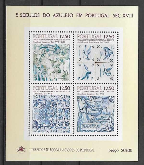 SZTUKA PORTUGALIA MI.BL.42**