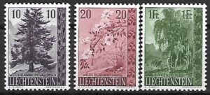 DRZEWA LIECHTENSTEIN MI.357-359**