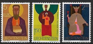 SZTUKA LIECHTENSTEIN MI.500-502**